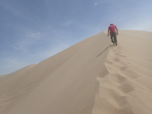 Trek up the dune
