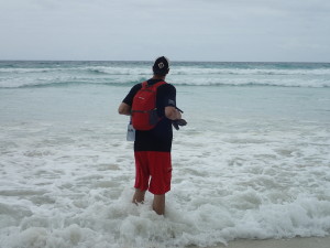 Nothing like walking in the surf