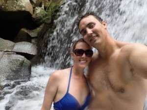just us at the waterfall
