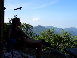 top of the mt at the finca